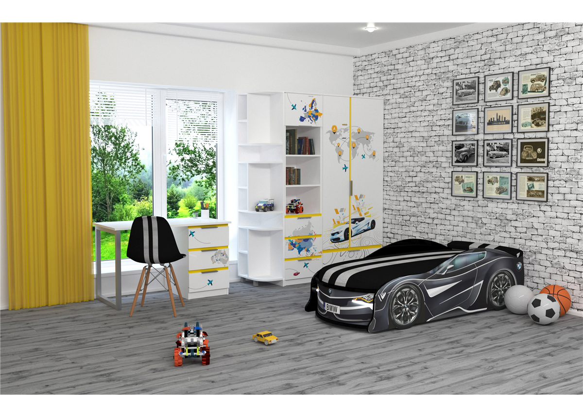 Комната БМВ Черный AUTO MebelKon