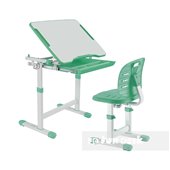 Комплект Fundesk парта + стул трансформер Piccolino III Green FunDesk