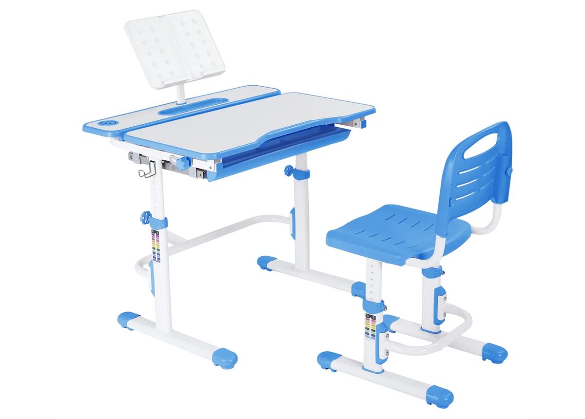 Комплект Fundesk парта + стул трансформер Botero Blue FunDesk