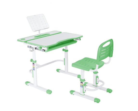 Комплект Fundesk парта + стул трансформер Botero Green FunDesk