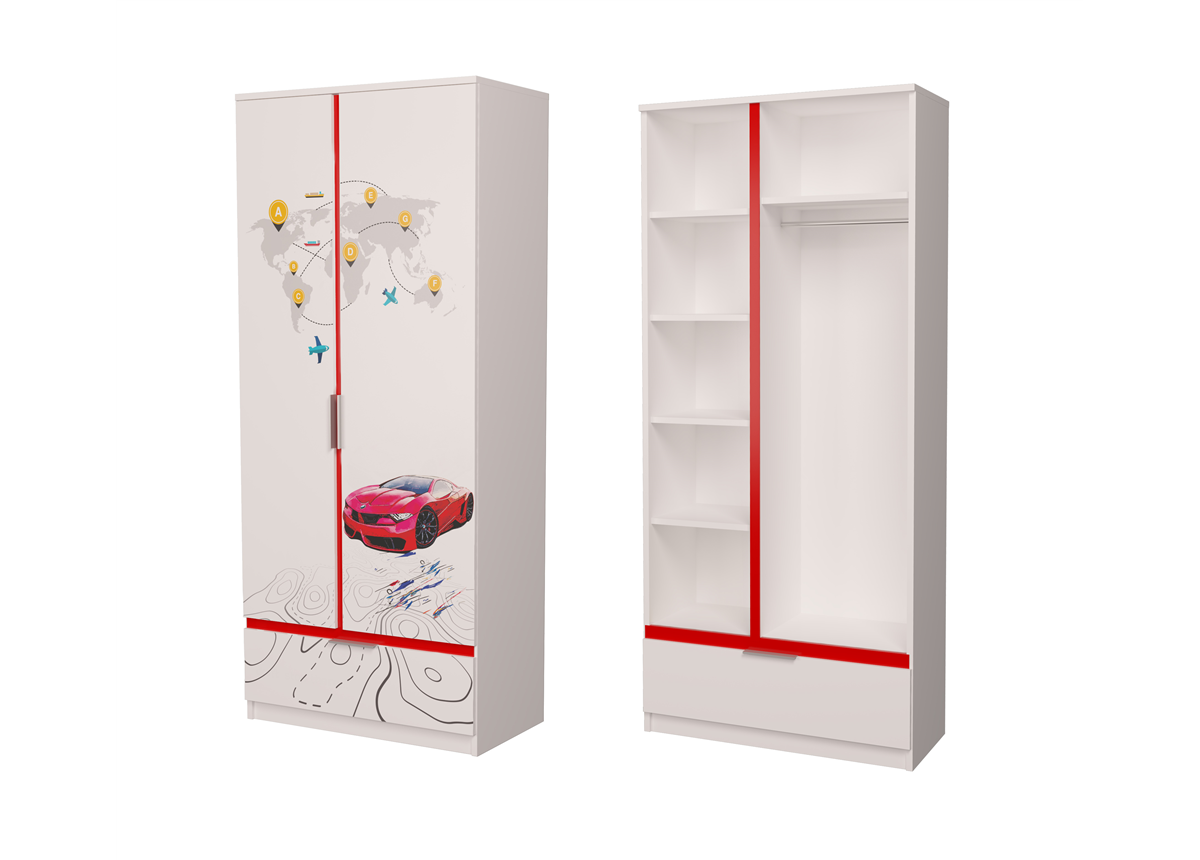 Шкаф БМВ-4.1 AUTO MebelKon 211x90x50 Шкаф БМВ-4.1 AUTO MebelKon 211x90x50