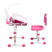 Комплект Cubby парта + стул трансформер Vanda Pink FunDesk