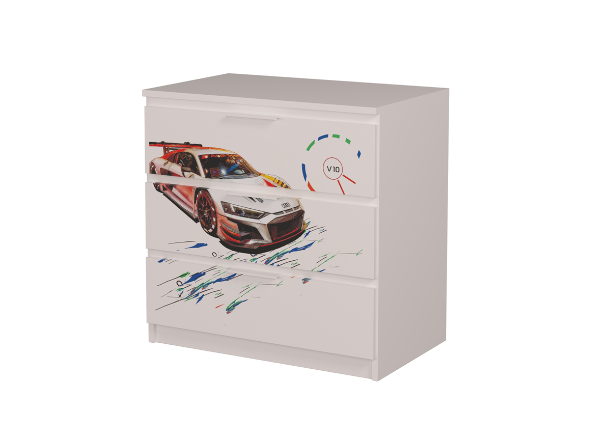 Комод Ауди-2 AUTO MebelKon 76x82x50