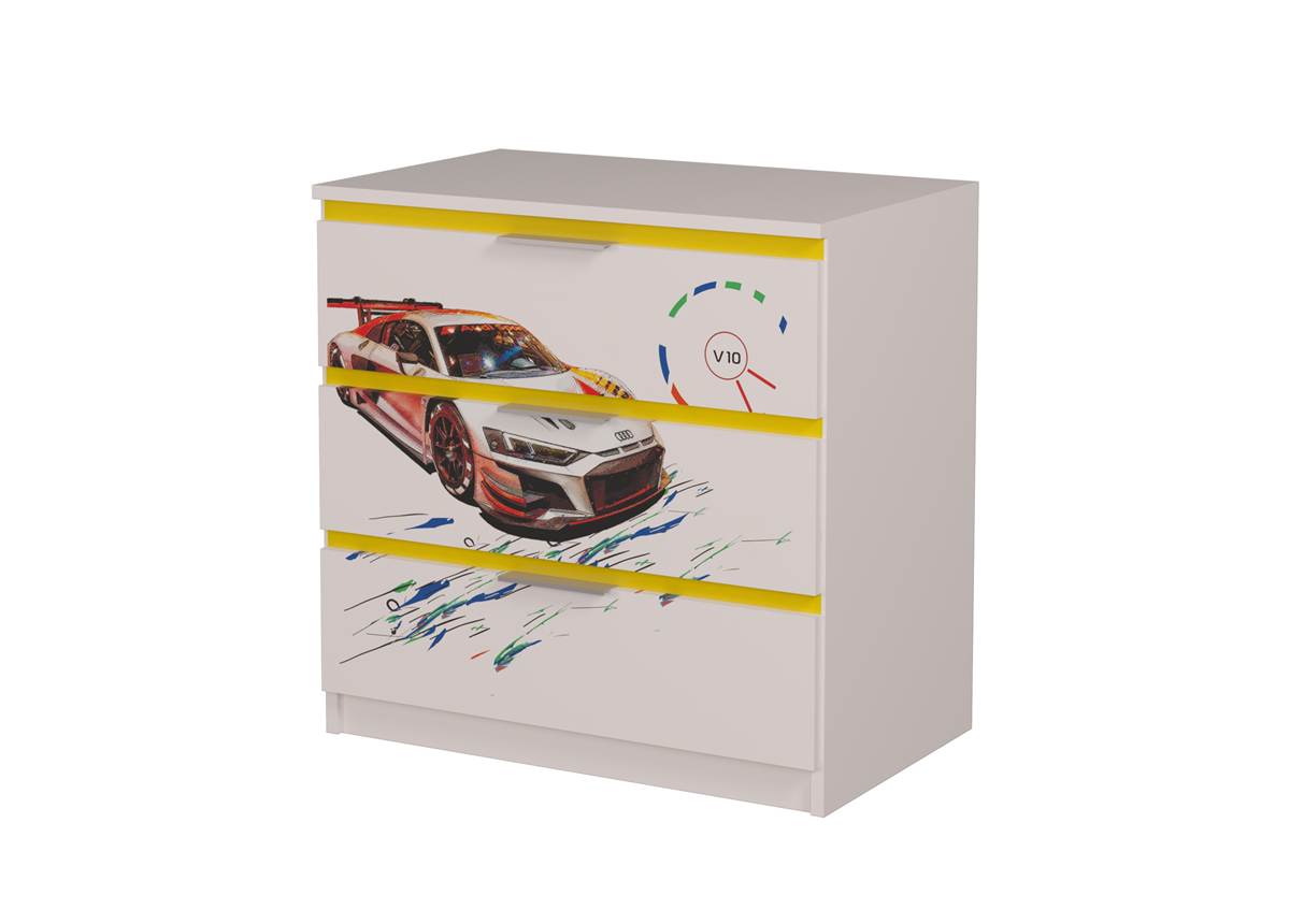 Комод Ауди-3 AUTO MebelKon 76x82x50