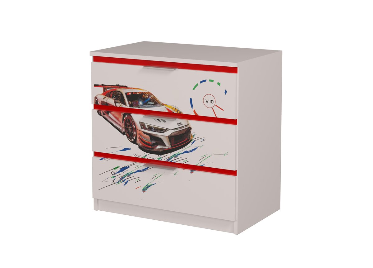Комод Ауди-4 AUTO MebelKon 76x72x50