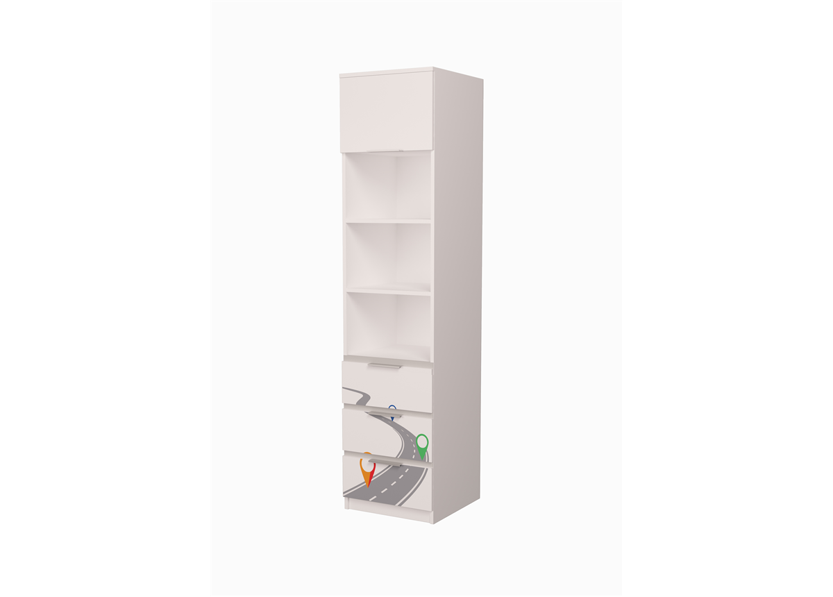 Пенал Ауди с ящиками 3 AUTO MebelKon 211x50x50