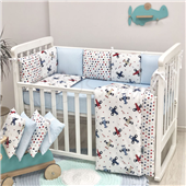 Сменные чехлы для бортиков Baby Design Аэроплан Маленькая Соня