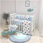 Сменные чехлы для бортиков Baby Design Аэроплан Маленькая Соня