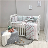 Сменные чехлы для бортиков Baby Design Прованс Маленькая Соня мята