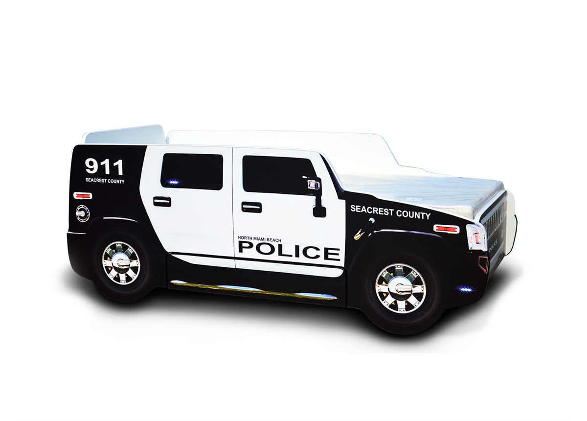 Кровать-машина ДЖИП Полицейский (103) 70x150