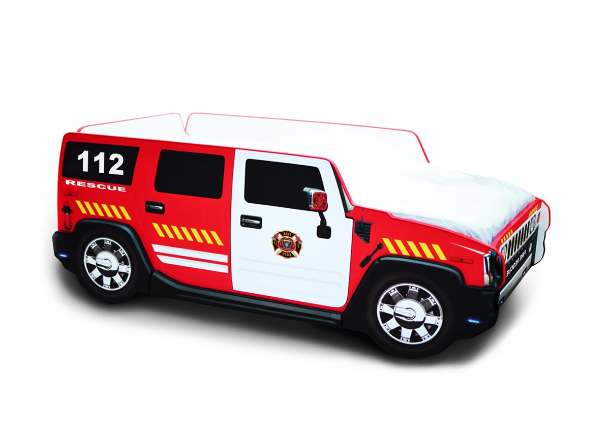 Кровать-машина ДЖИП Fireman JF1150170 (103) 80x170