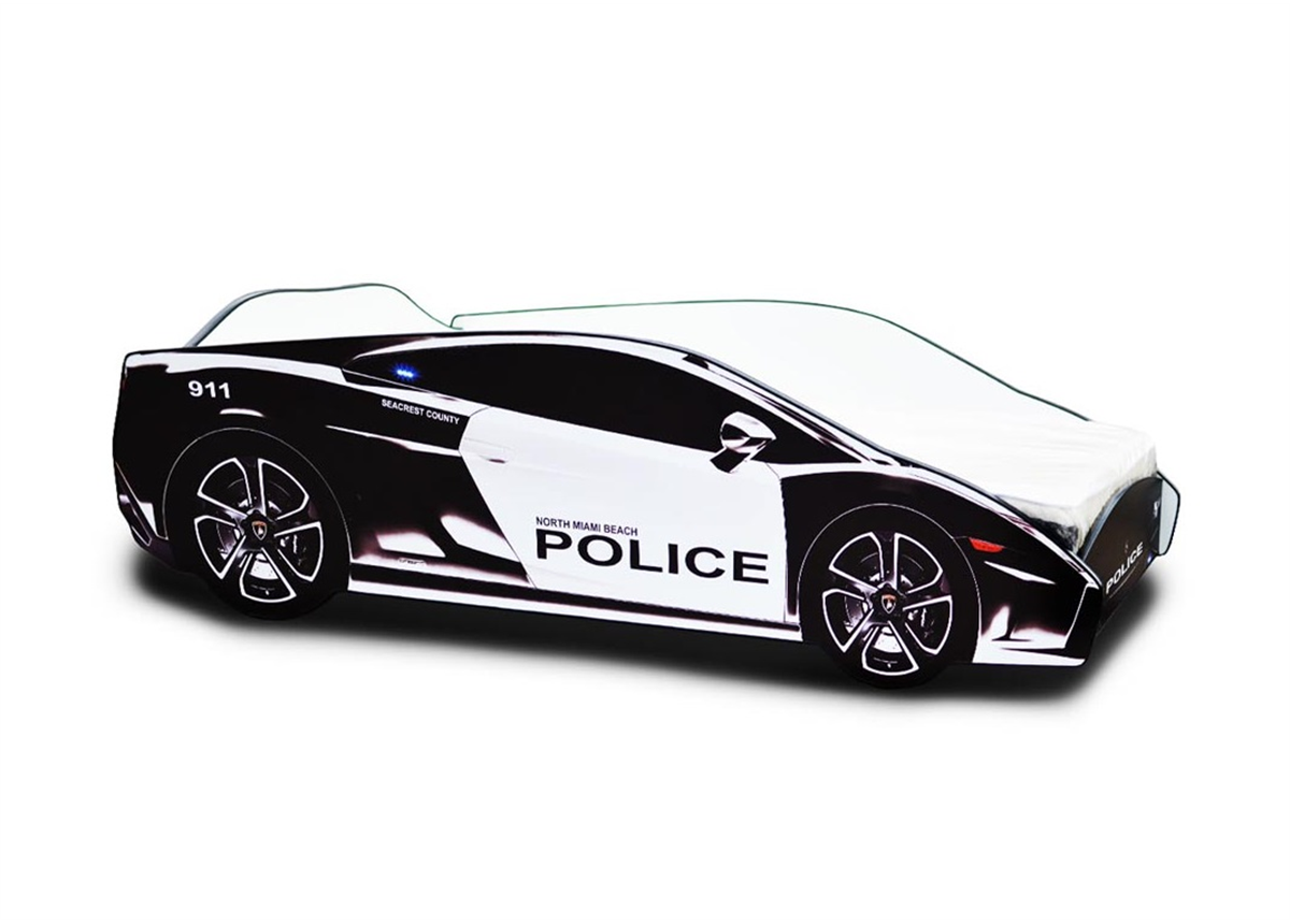 Кровать-машина ПОЛИЦИЯ Майами PM1150170 (103) 80x170