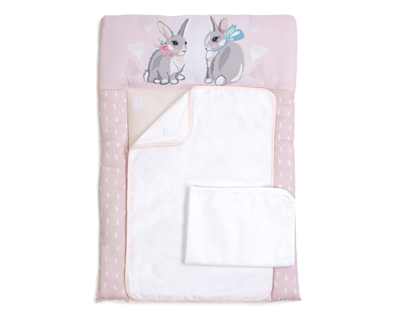 Пеленальный матрас Summer Bunny Veres 50x70 розовый