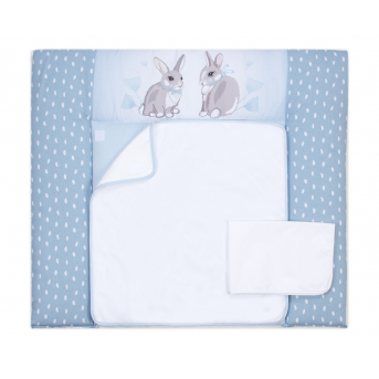 Пеленальный матрас Summer Bunny Veres 72x80 голубой