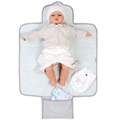 Дорожный пеленальный матрас Summer Bunny Veres 50x70 розовый