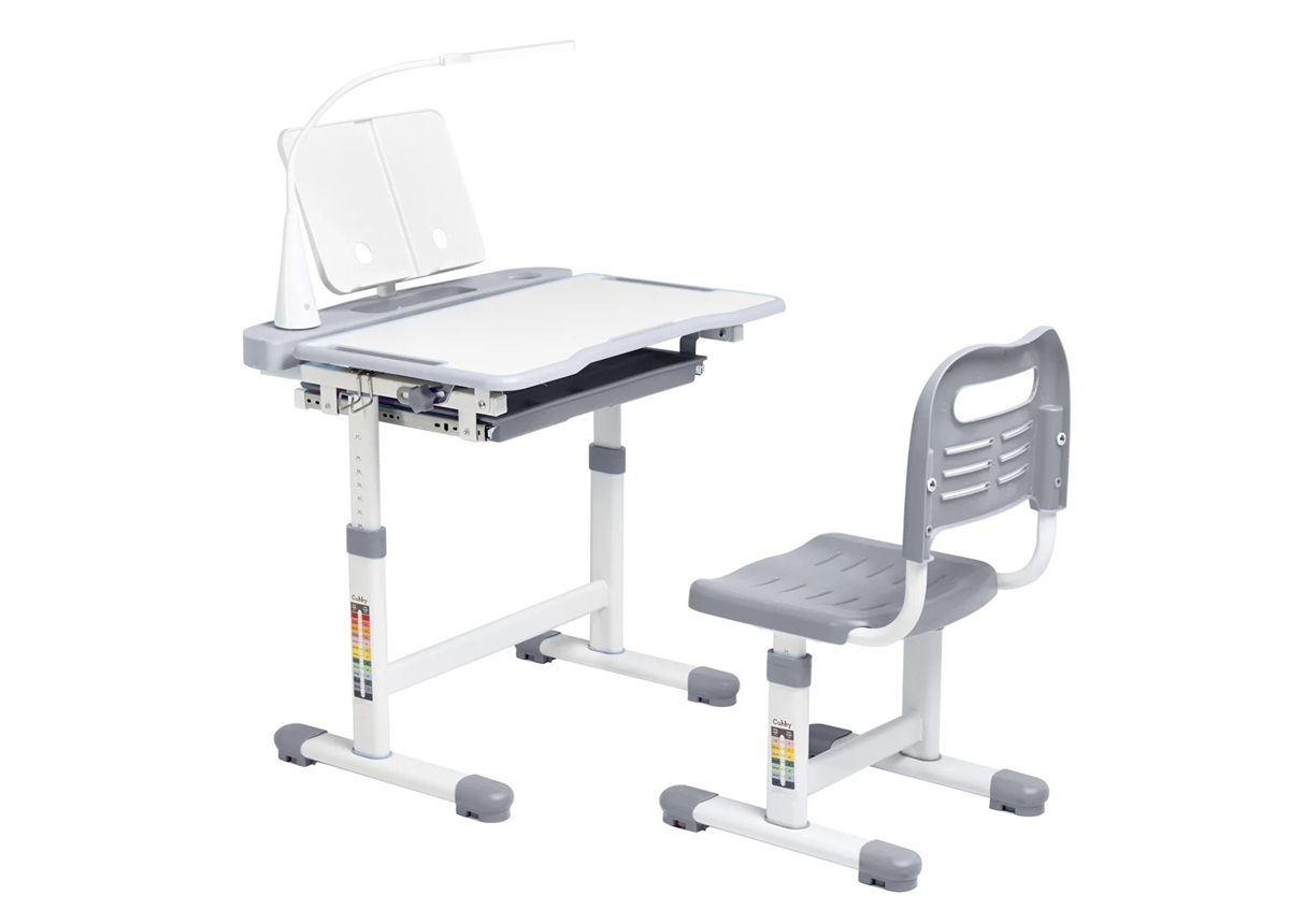 Комплект парта + стул трансформеры Vanda Grey Cubby FUNDESK