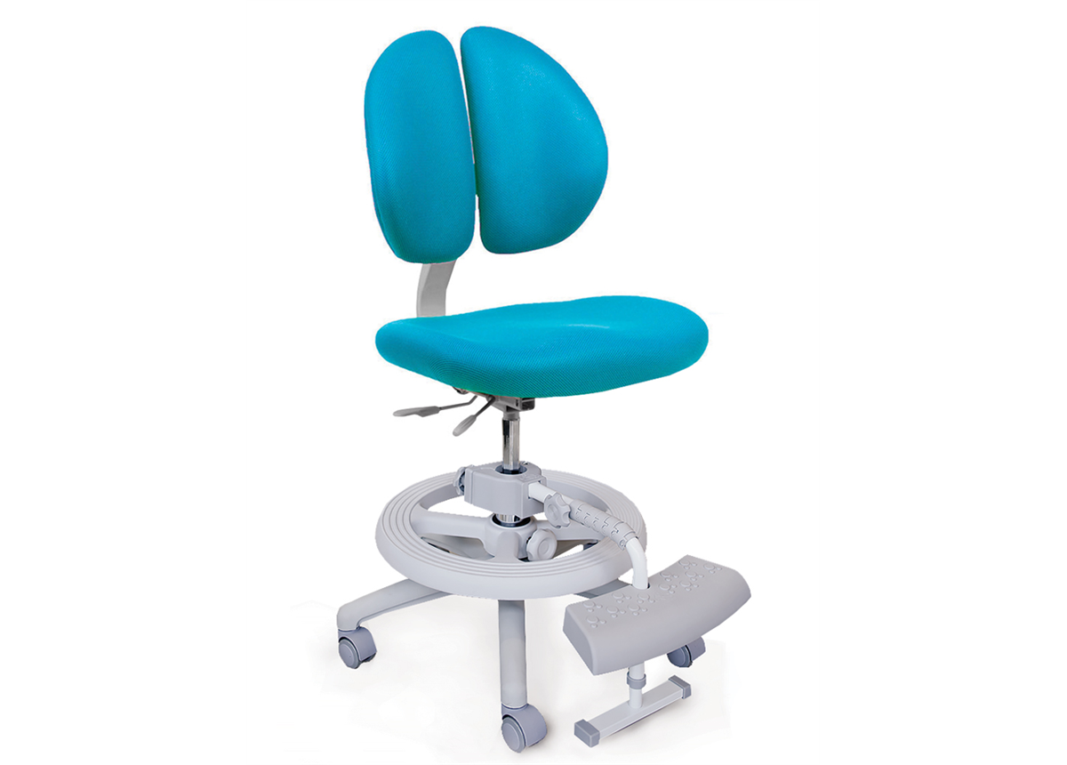 Кресло Mealux Duo Kid Plus B (арт. Y-616 B plus) - обивка синяя с шариками