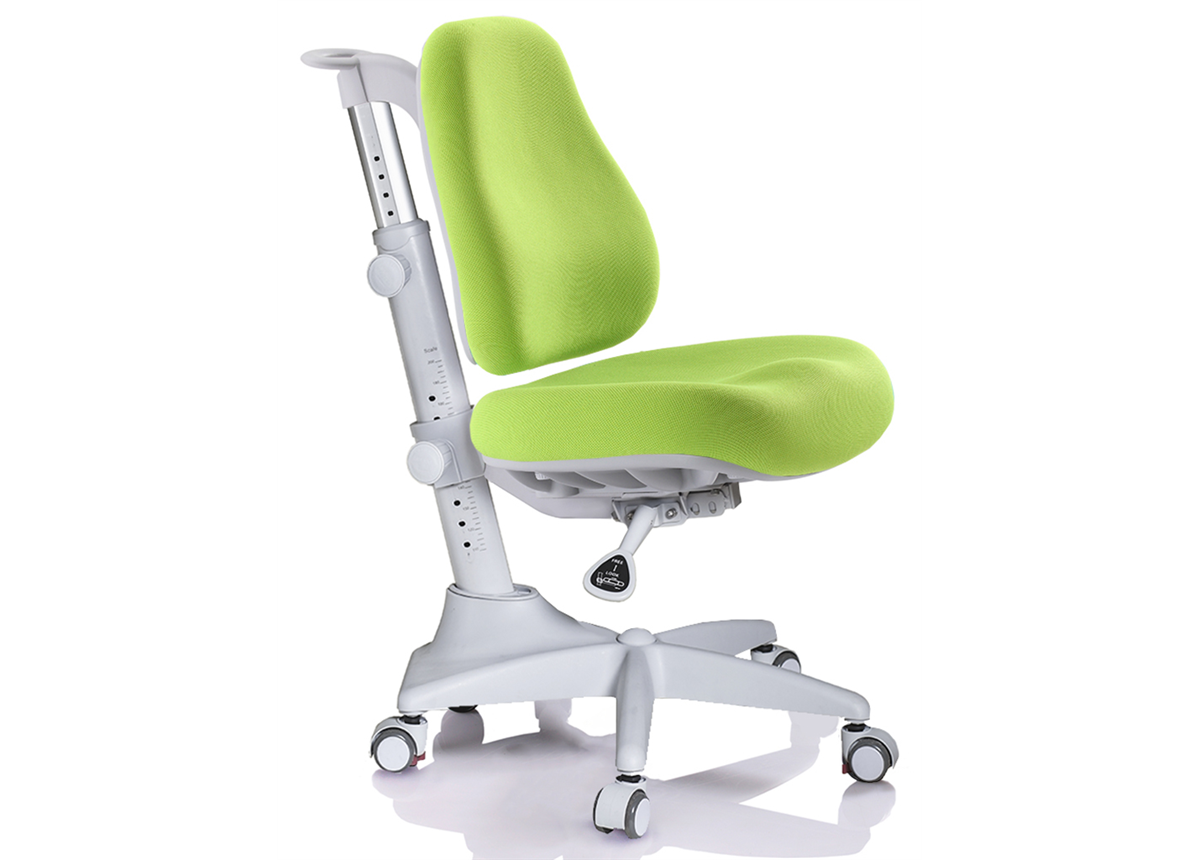 Кресло Mealux Match F Gray base (арт. Y-528 F) - обивка синяя с мячиками