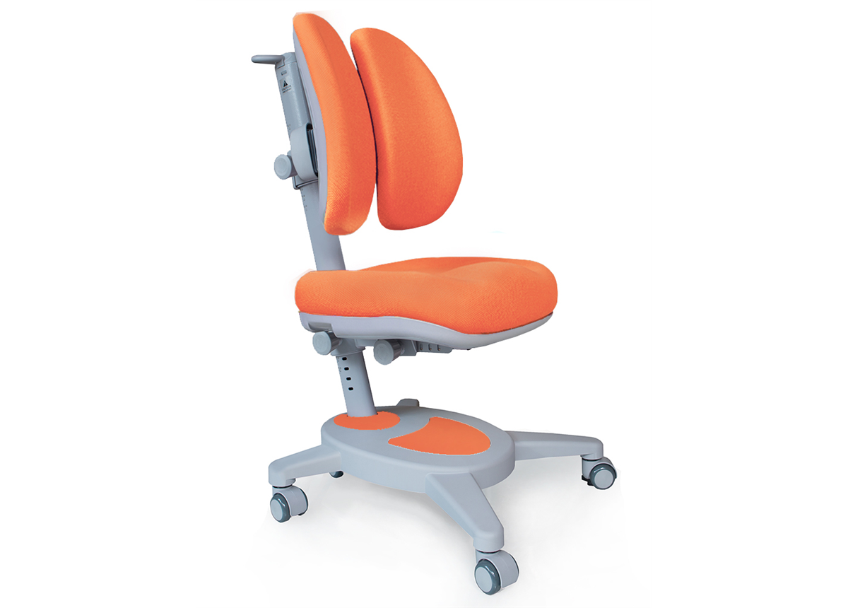 Кресло Mealux Onyx Duo ABK (арт. Y-115 ABK) - обивка голубая с буквами