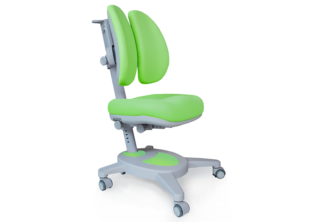 Кресло Mealux Onyx Duo ABK (арт. Y-115 ABK) - обивка голубая с буквами