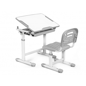 Комплект (стол+стул) Evo-06 Grey Evo-kids серый