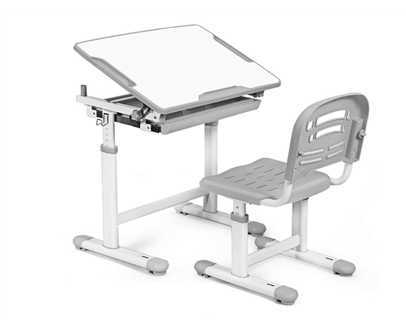 Комплект (стол+стул) Evo-06 Grey Evo-kids серый
