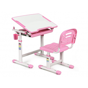 Комплект (стол+стул) Evo-06 Pink Evo-kids розовый