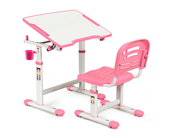 Комплект (стол+стул) Evo-07 Pink Evo-kids розовый