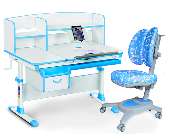 Комплект Evo 50 BL Blue (арт. Evo-50 BL + кресло Y-115 ABK) Evo-kids голубой