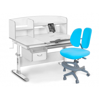 Комплект Evo-50 G Grey (арт. Evo-50 G + кресло Y-408 KBL) Evo-kids серый