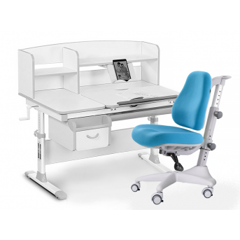 Комплект Evo 50 G Grey (арт. Evo-50 G + кресло Y-528 KBL) Evo-kids серый