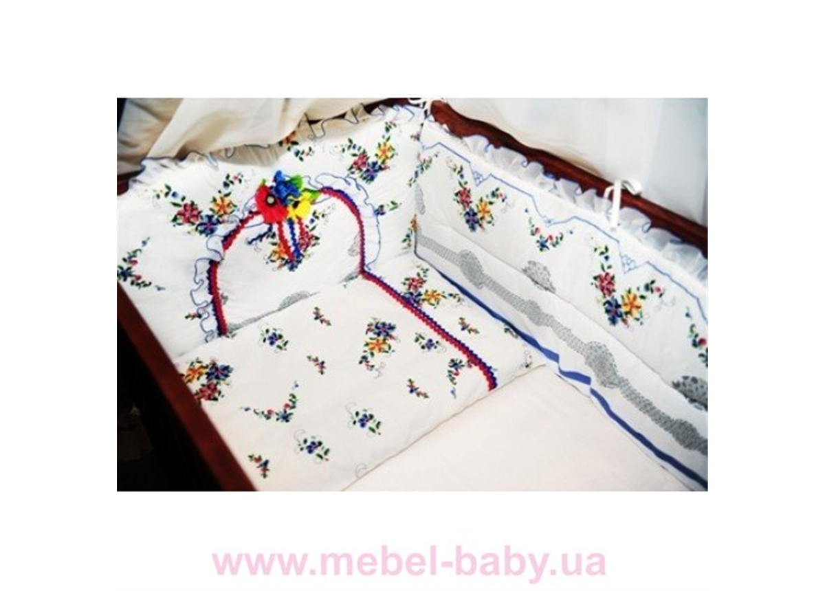 Распродажа Спальный набор в детскую кроватку "Вышиванка" ДБ029