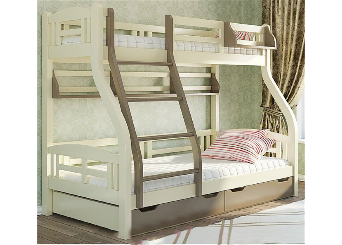 Кровать двухъярусная "Светлана" 80/120x200 Венгер с ящиками