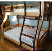 Кровать двухъярусная "Светлана" 80/120x200 Венгер