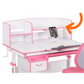 Детский стол с надстройкой и ящиком Evo-50 G Evo-kids серый