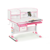 Детский стол с надстройкой и ящиком Evo-50 PN Evo-kids розовый