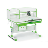 Детский стол с надстройкой и ящиком Evo-50 Z Evo-kids зеленый
