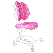 Чехол APK для кресла Y-115 Mealux розовый с буквами