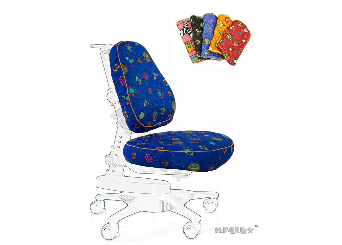 Чехол BB XL для кресeл Y-818/Y-527 Mealux синий с жучками