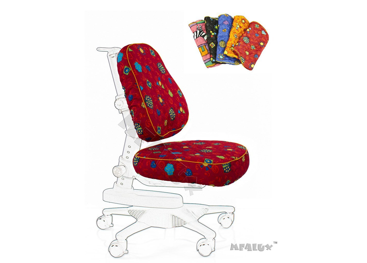 Чехол RR XL для кресeл Y-818/Y-527 Mealux красный с жучками