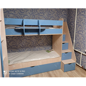 Двухъярусная кровать с дополнительным спальным местом Цюрих Fmebel