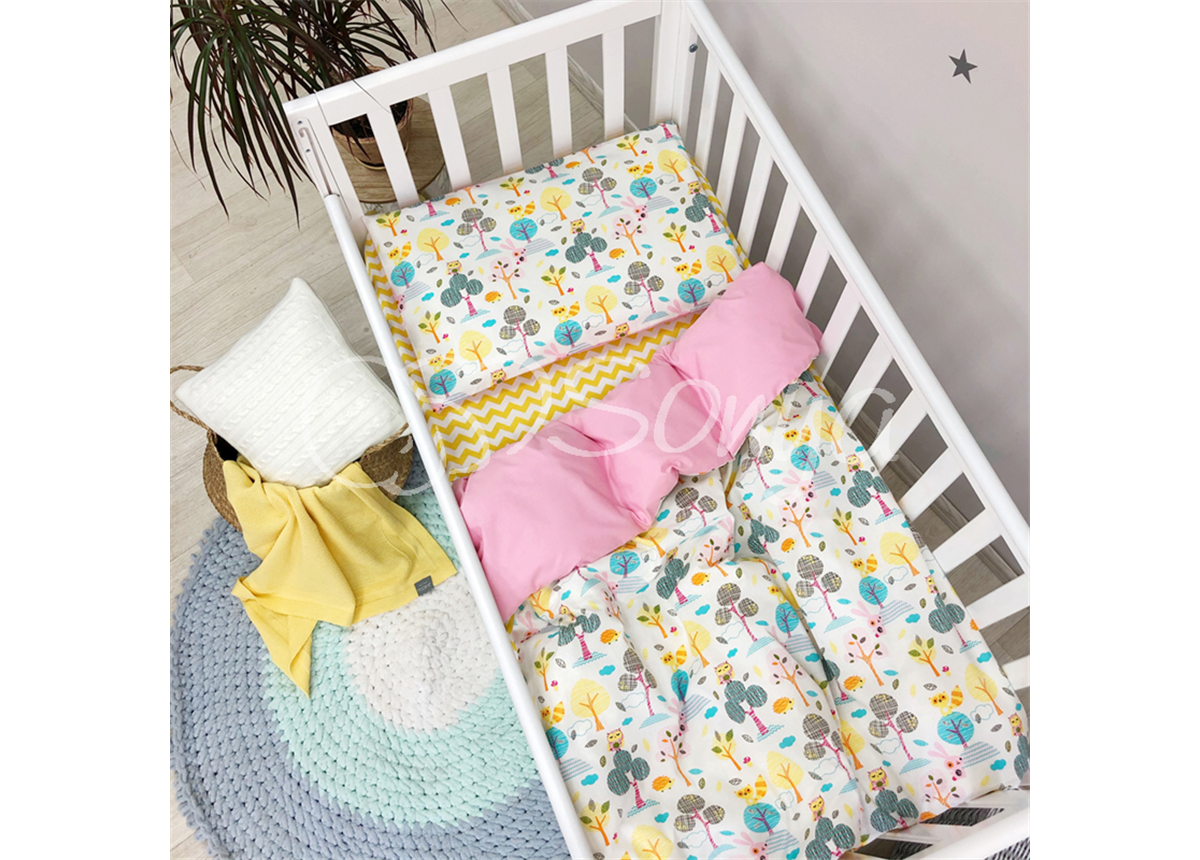 Сменный комплект постельного белья Baby Mix Совушки Маленькая Соня