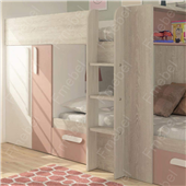 Двухъярусная кровать со шкафом Анталия Fmebel 90x200