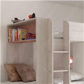 Двухъярусная кровать со шкафом Анталия Fmebel 90x200