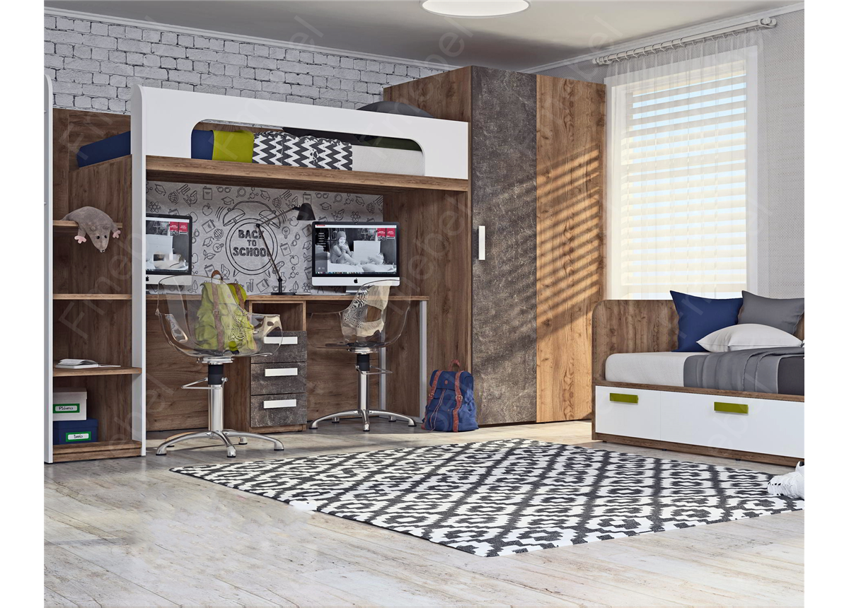 Комната для двоих детей Портмор Fmebel