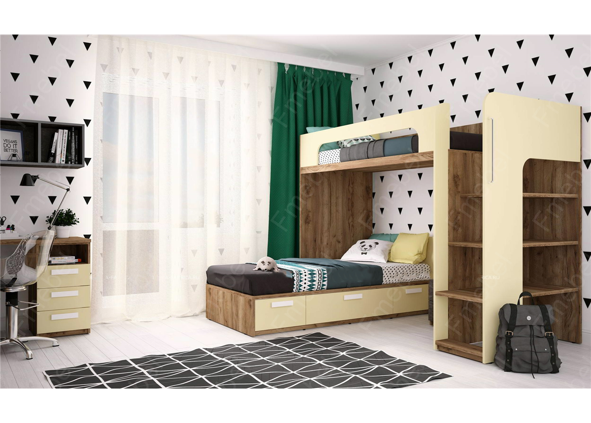 Комната для двоих детей Гренландия Fmebel 