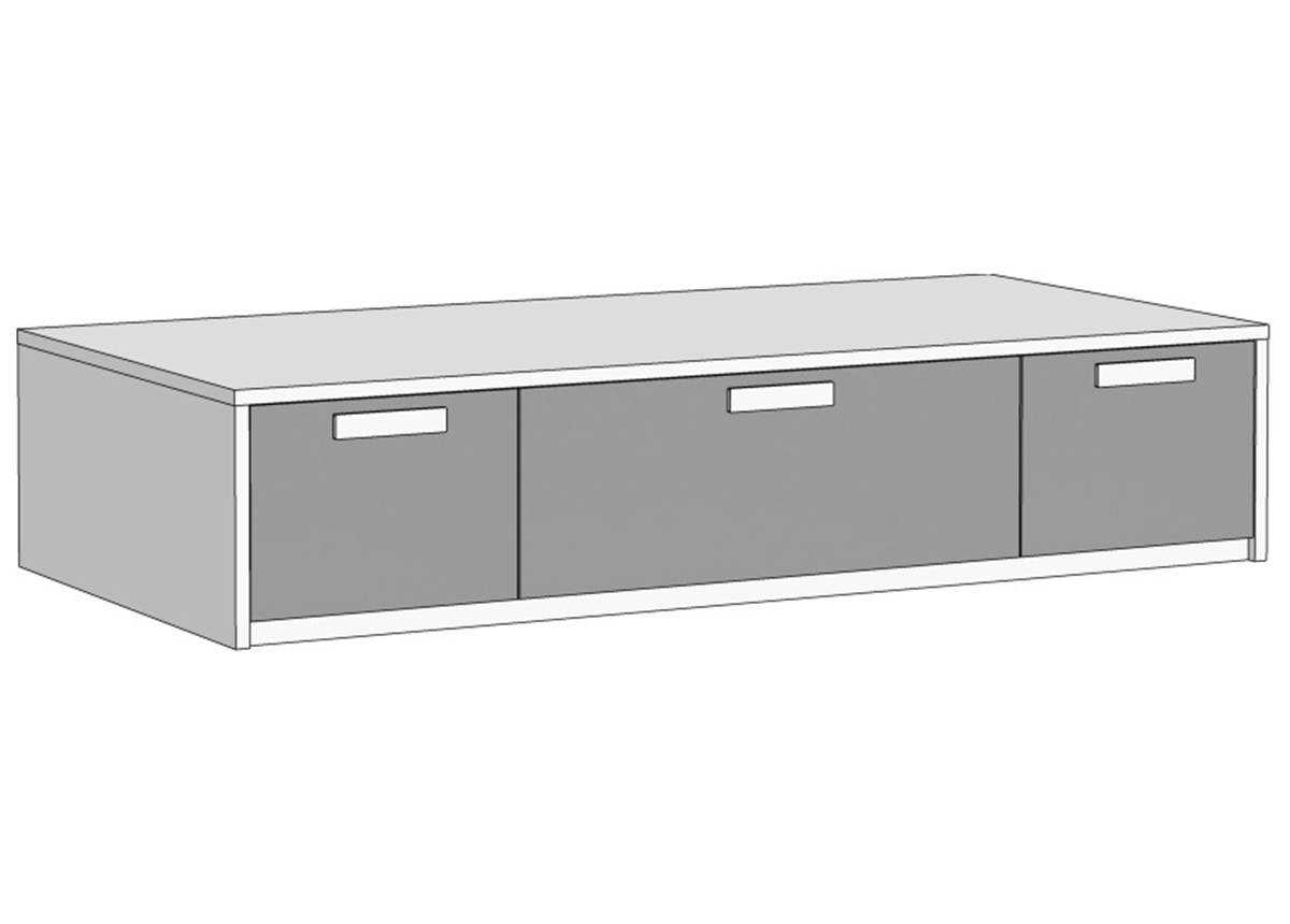 Кровать-диван с 3 ящиками (схема) Fmebel