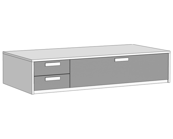 Кровать-диван с 3 ящиками (схема) 4 Fmebel стандарт