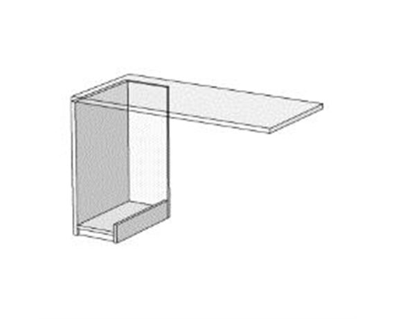 Основание для стола под системный блок (схема) Fmebel элит