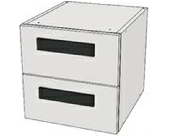 Секция с 2 ящиками (наполнение для стола) (схема) Fmebel стандарт